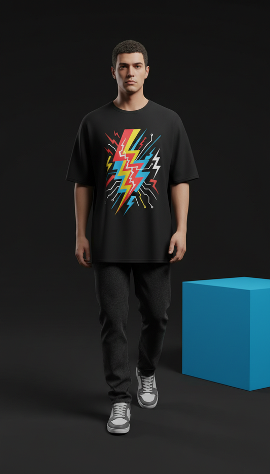 Oversized Cotton Graphic Tee